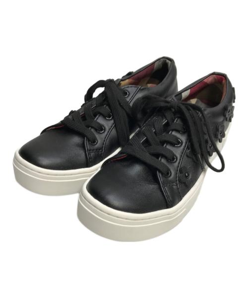 BLUE LABEL CRESTBRIDGE（ブルーレーベルクレストブリッジ）BLUE LABEL CRESTBRIDGE (ブルーレーベルクレストブリッジ) ローカットスニーカー ブラック サイズ:23cmの古着・服飾アイテム