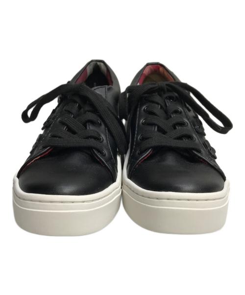 BLUE LABEL CRESTBRIDGE（ブルーレーベルクレストブリッジ）BLUE LABEL CRESTBRIDGE (ブルーレーベルクレストブリッジ) ローカットスニーカー ブラック サイズ:23cmの古着・服飾アイテム