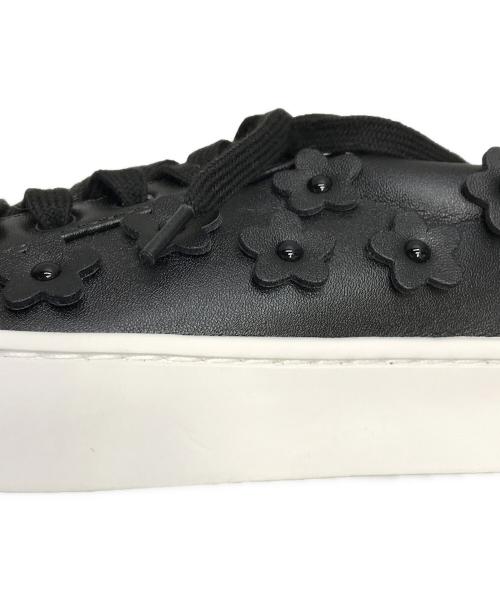 BLUE LABEL CRESTBRIDGE（ブルーレーベルクレストブリッジ）BLUE LABEL CRESTBRIDGE (ブルーレーベルクレストブリッジ) ローカットスニーカー ブラック サイズ:23cmの古着・服飾アイテム