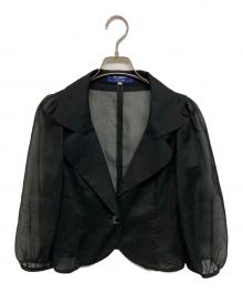 M'S GRACY（エムズグレイシー）の古着「シアーテーラージャケット」｜ブラック