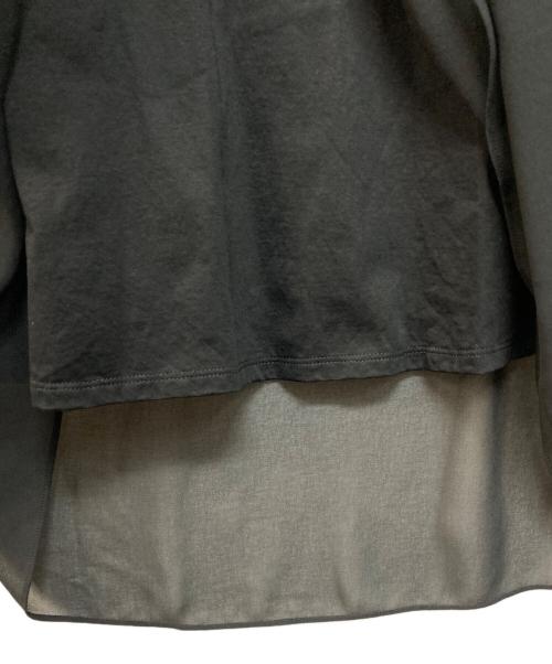 ANAYI（アナイ）ANAYI (アナイ) シフォンコンビスキッパー衿 ワンピース ブラック サイズ:Sの古着・服飾アイテム