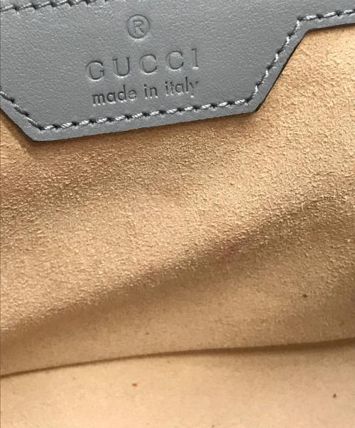 GUCCI（グッチ）GUCCI (グッチ) GGマーモント スモール ショルダーバッグ グレーの古着・服飾アイテム