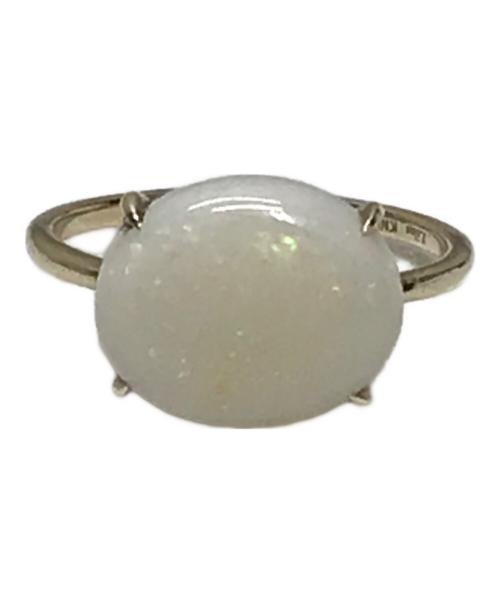 Lilas（リラ）Lilas (リラ) オーバルオパール4ツメリング K10 サイズ:11号の古着・服飾アイテム