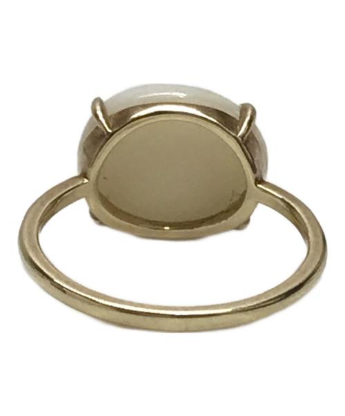 Lilas（リラ）Lilas (リラ) オーバルオパール4ツメリング K10 サイズ:11号の古着・服飾アイテム