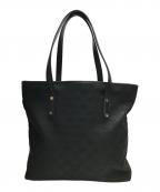 Salvatore Ferragamoサルヴァトーレ フェラガモ）の古着「ガンチーニキャンバストートバッグ」｜ブラック