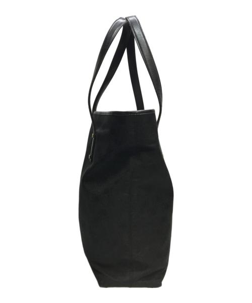 Salvatore Ferragamo（サルヴァトーレ フェラガモ）Salvatore Ferragamo (サルヴァトーレ フェラガモ) ガンチーニキャンバストートバッグ ブラックの古着・服飾アイテム