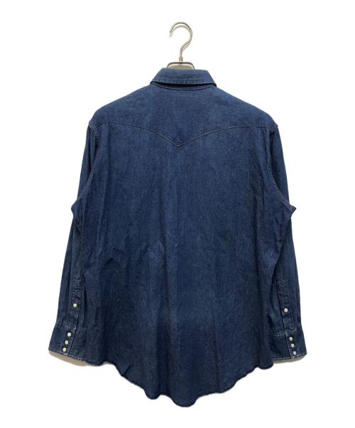 Wrangler（ラングラー）Wrangler (ラングラー) デニムウエスタンシャツ ブルー サイズ:SIZE 16 1/2の古着・服飾アイテム