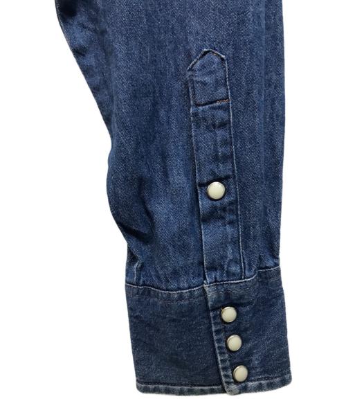 Wrangler（ラングラー）Wrangler (ラングラー) デニムウエスタンシャツ ブルー サイズ:SIZE 16 1/2の古着・服飾アイテム