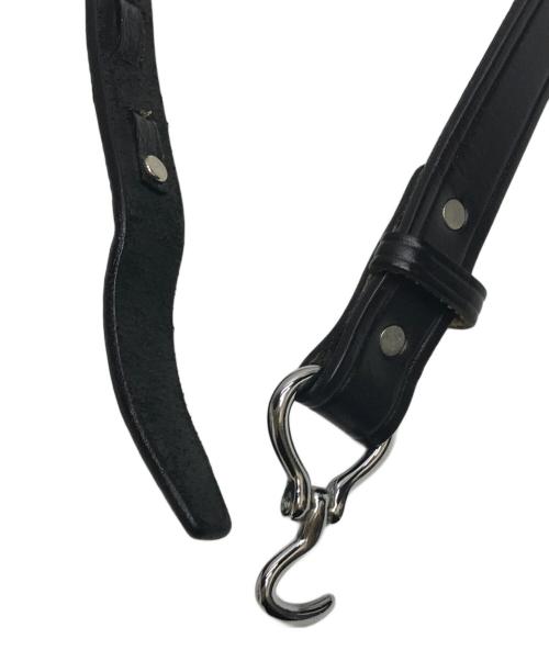 TORY LEATHER（トリーレザー）TORY LEATHER (トリーレザー) Nickel Mini Hoof Pick Belt ブラック サイズ:W30の古着・服飾アイテム