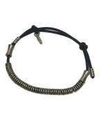 TOGA ARCHIVESトーガアーカイブス）の古着「メタルバングル」｜ブラック×シルバー