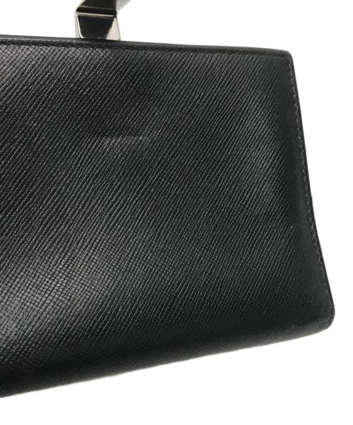 PRADA（プラダ）PRADA (プラダ) 2つ折り財布 ブラックの古着・服飾アイテム