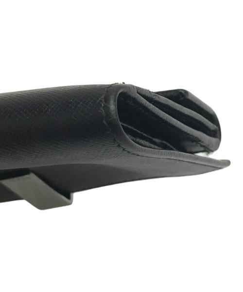 PRADA（プラダ）PRADA (プラダ) 2つ折り財布 ブラックの古着・服飾アイテム