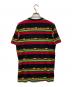 stussy (ステューシー) ラスタカラーボーダーTシャツ ブラック サイズ:Ｍ：5000円