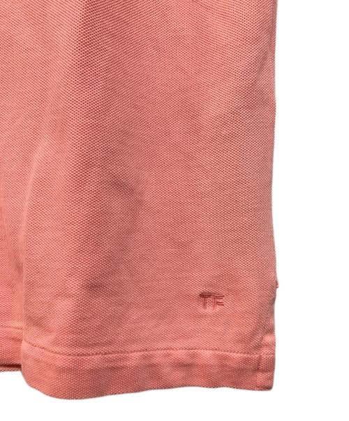 TOM FORD（トムフォード）TOM FORD (トムフォード) ロゴ刺繍ポロシャツ ピンク サイズ:48の古着・服飾アイテム