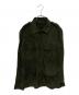 GUCCI（グッチ）の古着「03SS パイピングスエードサファリジャケット」｜グリーン