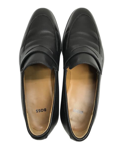 BOSS（ボス）BOSS (ボス) コインローファー ブラック サイズ:6の古着・服飾アイテム