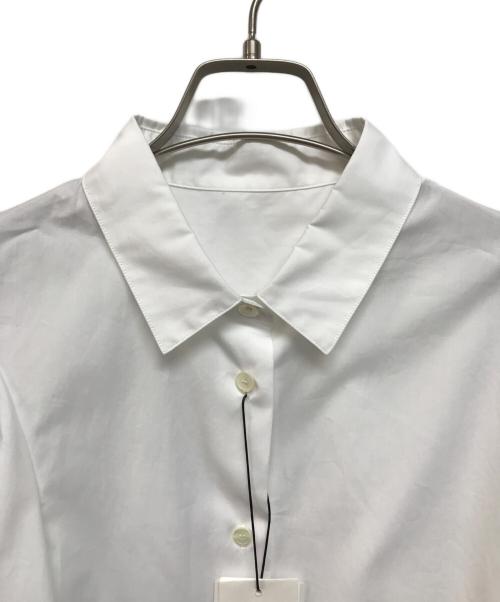 JNBY（ジェイエヌビーワイ）JNBY (ジェイエヌビーワイ) Modern Ruffle Cotton-poplin Shirt ホワイト サイズ:36 未使用品の古着・服飾アイテム