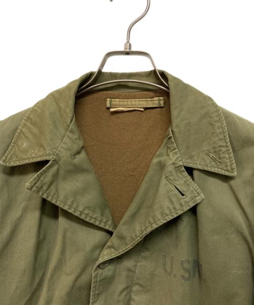 U'S NAVY（ユーエスネイビー）U'S NAVY (ユーエスネイビー) N-4デッキジャケット カーキ サイズ:36の古着・服飾アイテム