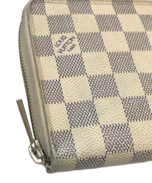LOUIS VUITTON（ルイ ヴィトン）LOUIS VUITTON (ルイ ヴィトン) ダミエ・アズール ジッピーウォレット ホワイトの古着・服飾アイテム