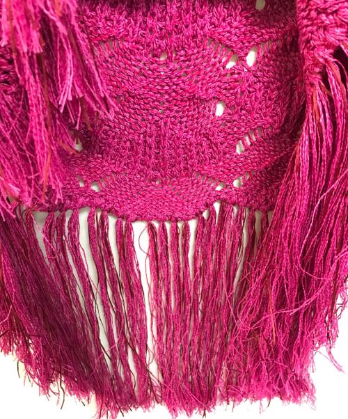 PHOTOCOPIEU（フォトコピュー）PHOTOCOPIEU (フォトコピュー) CROCHET スカート ショッキングピンク サイズ:TUの古着・服飾アイテム