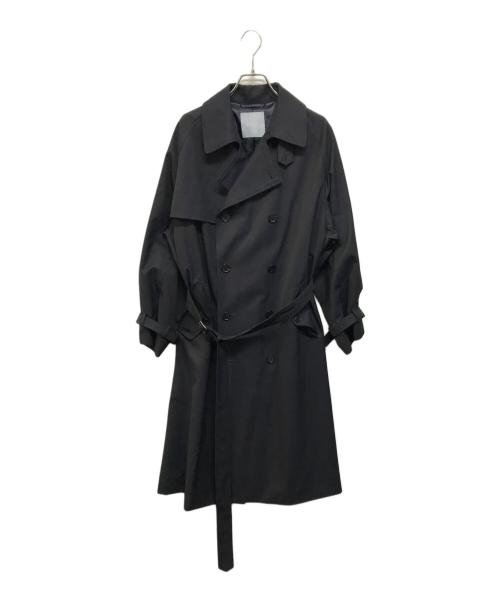 MACKINTOSH PHILOSOPHY（マッキントッシュ フィロソフィー）MACKINTOSH PHILOSOPHY (マッキントッシュ フィロソフィー) ウールギャバジントレンチコート ネイビー サイズ:2の古着・服飾アイテム