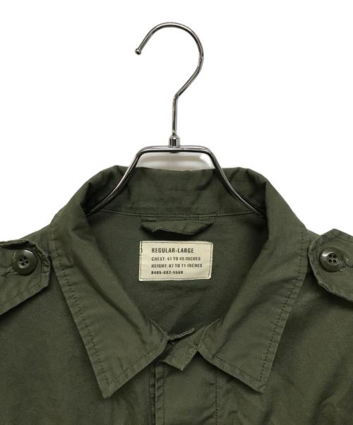 US ARMY（ユーエスアーミー）US ARMY (ユーエスアーミー) ジャングルファティーグJKT オリーブ サイズ:Lの古着・服飾アイテム