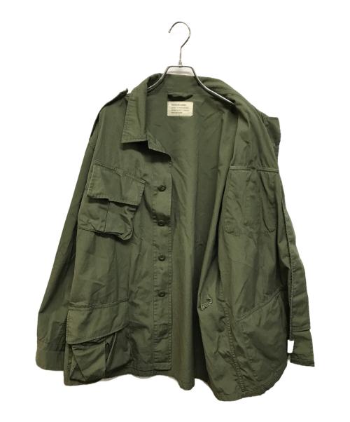 US ARMY（ユーエスアーミー）US ARMY (ユーエスアーミー) ジャングルファティーグJKT オリーブ サイズ:Lの古着・服飾アイテム