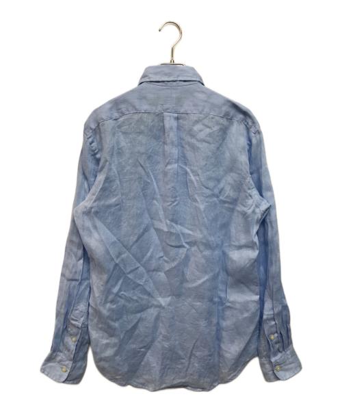 POLO RALPH LAUREN（ポロ・ラルフローレン）POLO RALPH LAUREN (ポロ・ラルフローレン) リネンシャツ ブルー サイズ:Sの古着・服飾アイテム