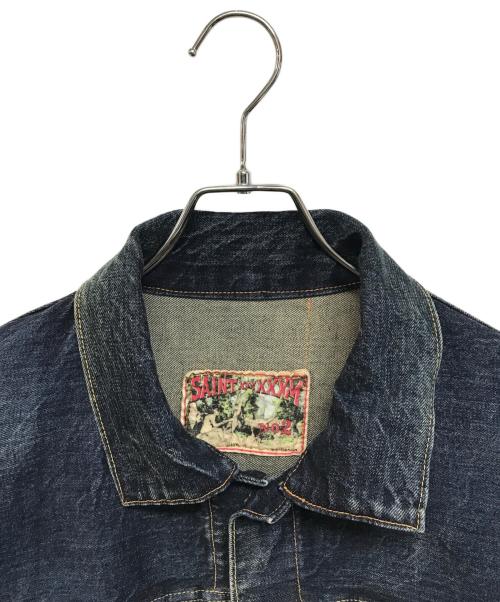 SAINT MICHAEL（セントマイケル）SAINT MICHAEL (セントマイケル) BerBerJin (ベンベルジン) 24SS DENIM JACKET FIRST BLUE インディゴ サイズ:XLの古着・服飾アイテム