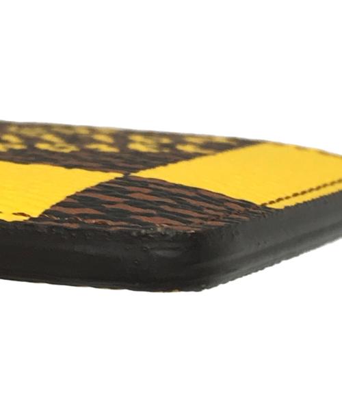 LOUIS VUITTON（ルイ ヴィトン）LOUIS VUITTON (ルイ ヴィトン) ポルト カルト・サーンプル イエロー×ブラウンの古着・服飾アイテム