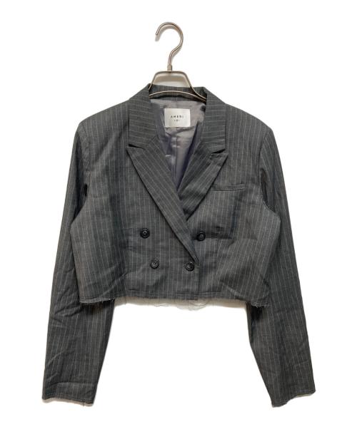 Ameri（アメリ）Ameri (アメリ) SHORT JACKET SET UP グレー サイズ:Mの古着・服飾アイテム