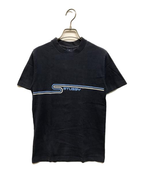 stussy（ステューシー）stussy (ステューシー) 90sプリントTシャツ ネイビー サイズ:SIZE Sの古着・服飾アイテム