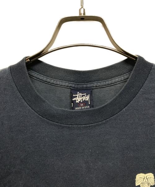 stussy（ステューシー）stussy (ステューシー) 80s HAWAIIAN TIKI TEE ネイビー サイズ:Mの古着・服飾アイテム