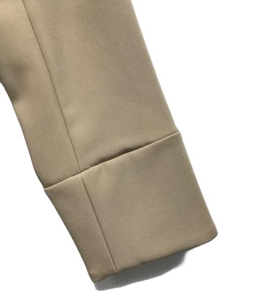 JENNE（ジェンヌ）JENNE (ジェンヌ) 配色裏衿フレアコート ベージュ サイズ:Sの古着・服飾アイテム