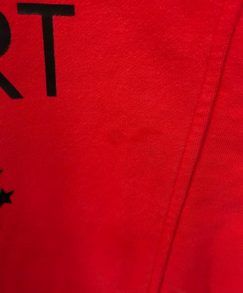 DIESEL SPORT（ディーゼルスポーツ）DIESEL SPORT (ディーゼルスポーツ) ロゴプリントスウェット レッド サイズ:SIZE Sの古着・服飾アイテム