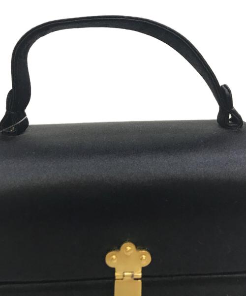 BOTTEGA VENETA（ボッテガベネタ）BOTTEGA VENETA (ボッテガベネタ) ヴィンテージサテンバニティバッグ ブラックの古着・服飾アイテム