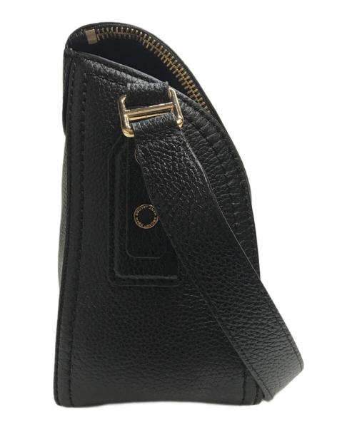 MARC JACOBS（マークジェイコブズ）MARC JACOBS (マークジェイコブス) レザーフラップショルダーバッグ ブラックの古着・服飾アイテム