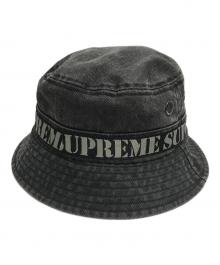 SUPREME（シュプリーム）の古着「23SS Stencil Webbing Boonie」｜ブラック