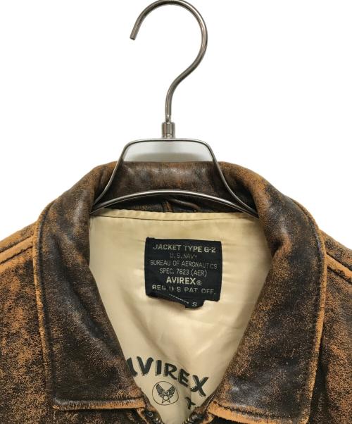 AVIREX（アヴィレックス）AVIREX (アヴィレックス) 80s G-2レザーフライトジャケット ブラウン サイズ:Sの古着・服飾アイテム