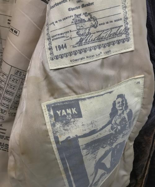 AVIREX（アヴィレックス）AVIREX (アヴィレックス) 80s G-2レザーフライトジャケット ブラウン サイズ:Sの古着・服飾アイテム