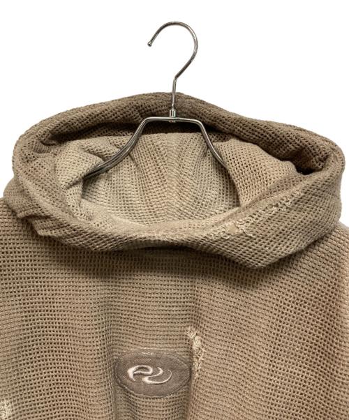 PERSONSOUL（パーソンソウル）PERSONSOUL (パーソンソウル) Cotton Armor Tactical Destruction Hooded Sweatshirt ブラウン サイズ:M 未使用品の古着・服飾アイテム