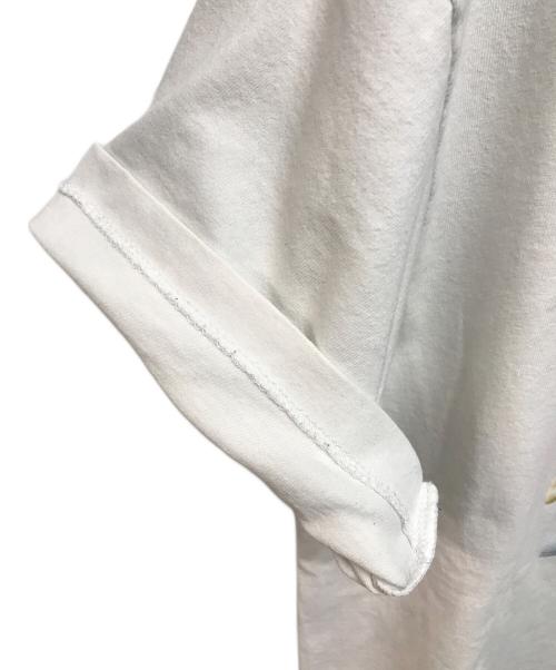 BAPE BY A BATHING APE（ベイプバイアベイシングエイプ）BAPE BY A BATHING APE (ベイプバイアベイシングエイプ) M&M'S (エムアンドエムズ) カレッジ TEE ホワイト サイズ:Mの古着・服飾アイテム