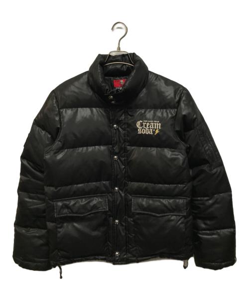 CREAM SODA（クリームソーダ）CREAM SODA (クリームソーダ) ダウンジャケット ブラック サイズ:Mの古着・服飾アイテム