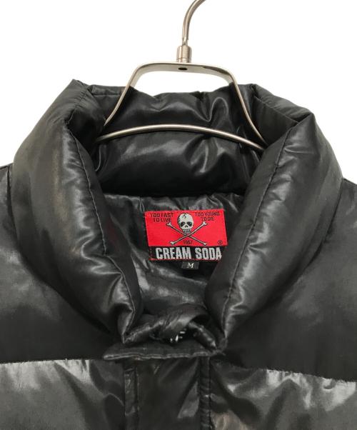 CREAM SODA（クリームソーダ）CREAM SODA (クリームソーダ) ダウンジャケット ブラック サイズ:Mの古着・服飾アイテム