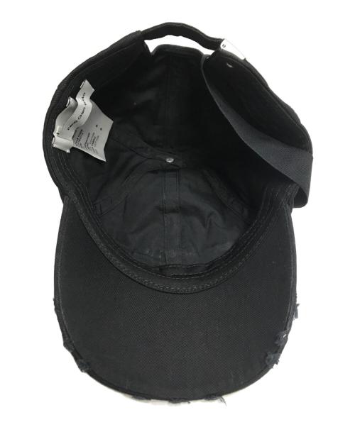 FenG CHen WANG（フェンチェンワン）FENG CHEN WANG (フェンチェンワン) PHOENIX EMBROIDERED CANVAS CAP ブラック サイズ:OS（ONE SIZE)の古着・服飾アイテム