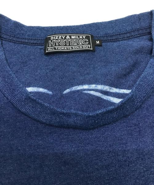 Hysteric Glamour（ヒステリックグラマー）Hysteric Glamour (ヒステリックグラマー) WHISKY WOMAN Tシャツ ネイビー サイズ:Mの古着・服飾アイテム