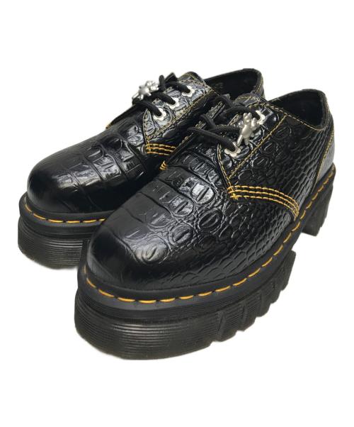 Dr.Martens（ドクターマーチン）Dr.Martens (ドクターマーチン) Heaven by Marc Jacobs (ヘブンバイマークジェイコブス) AUDRICK 31 HMJ CROC ブラック サイズ:UK5の古着・服飾アイテム