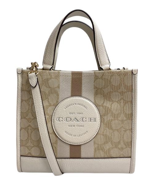 COACH（コーチ）COACH (コーチ) デンプシー トート 22 ベージュの古着・服飾アイテム