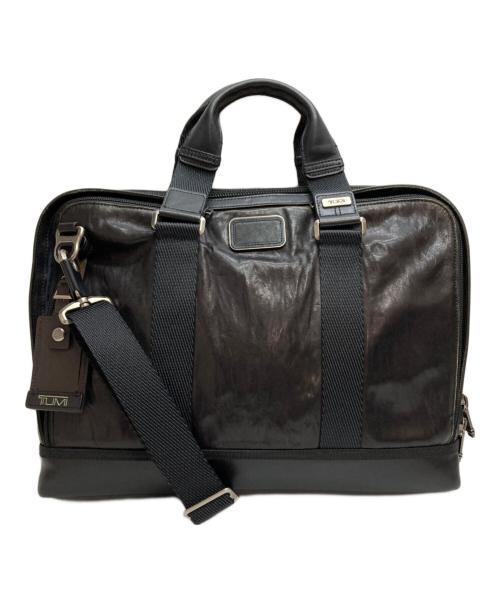 TUMI（トゥミ）TUMI (トゥミ) ALPHA BRAVOオールレザー2WAYブリーフケース ブラックの古着・服飾アイテム