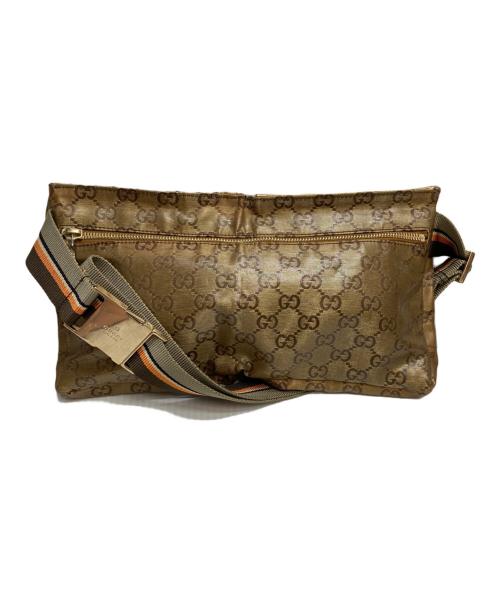 GUCCI（グッチ）GUCCI (グッチ) ウエストポーチ ゴールドの古着・服飾アイテム